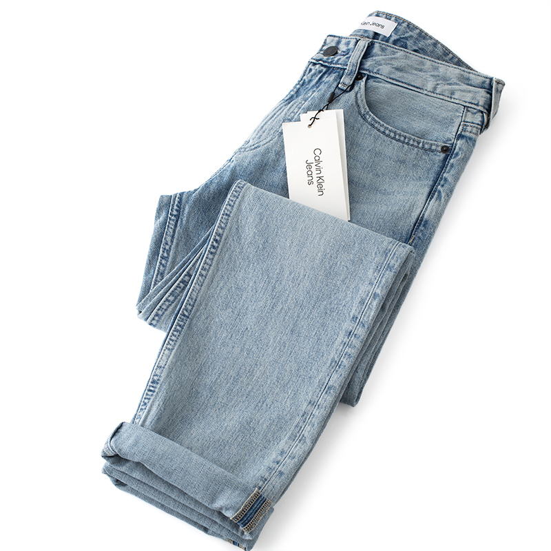 Calvin Klein/凯文克莱CK牛仔裤男宽松直筒男士潮春夏款长裤集货