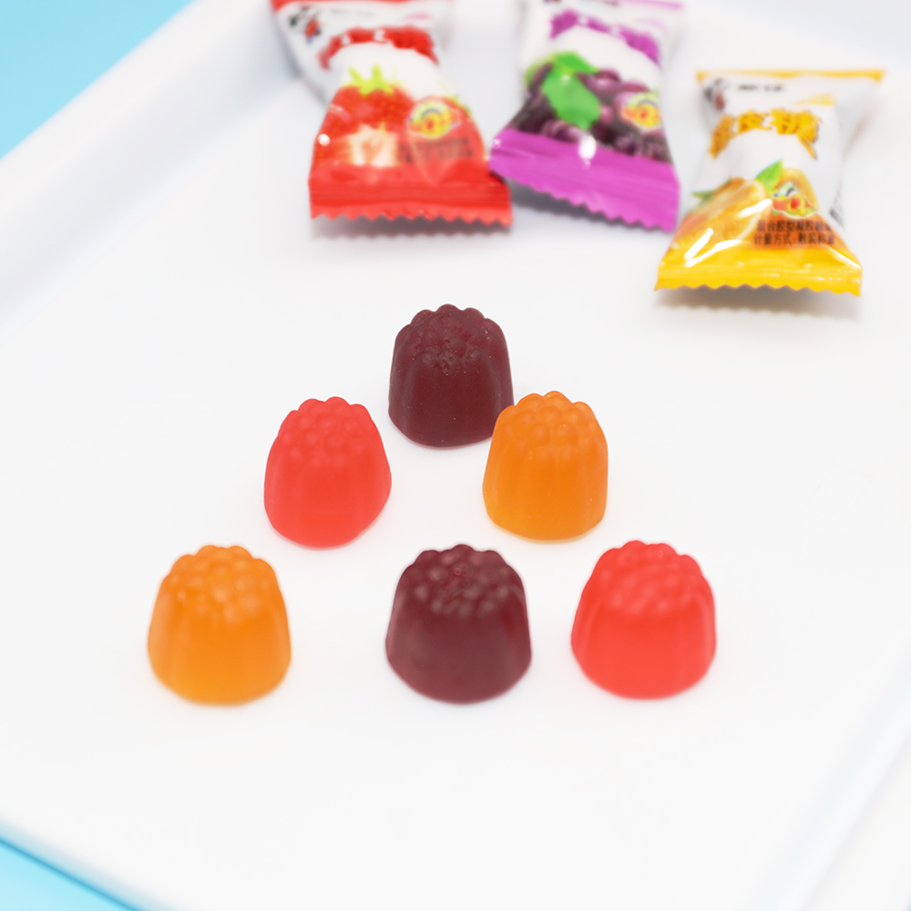 qq果汁软糖熊仔橡皮糖水果怀旧凝胶糖果果味糖果