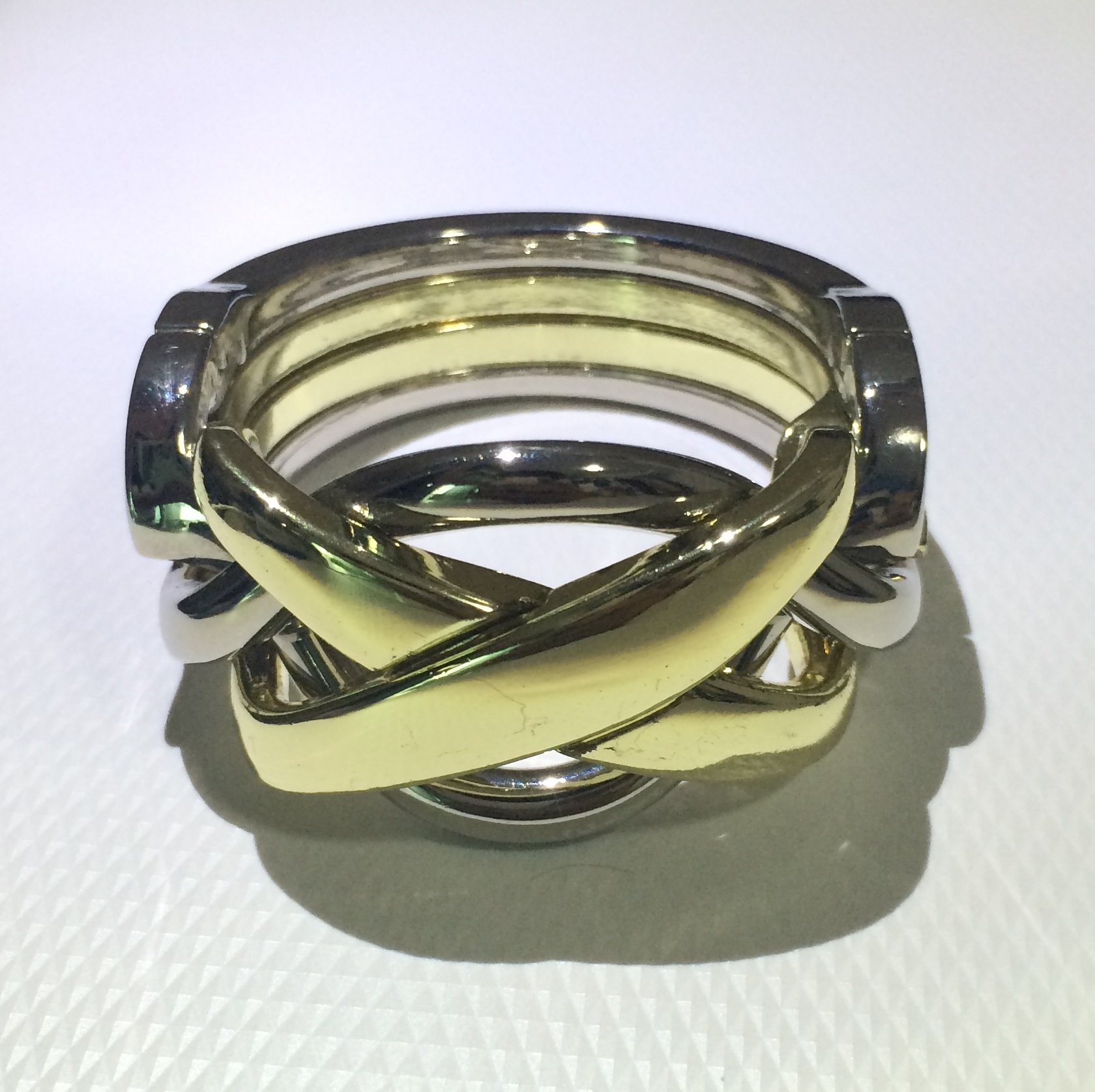 魔金ring环l4一日本hanayama金属解锁魔戒高难度玩具豆