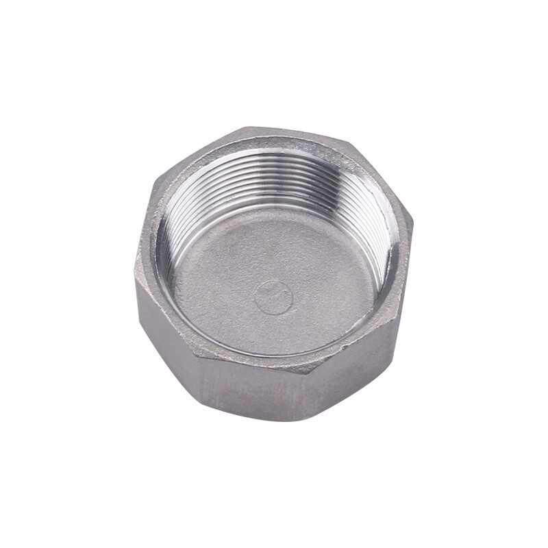 6分堵水管堵闷头1寸4分不锈钢管帽管帽