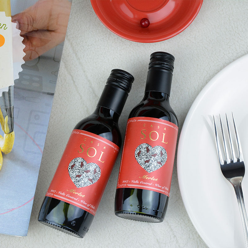 智利中央山谷进口原瓶特级凯撒阳光梅洛珍藏干红静态葡萄酒