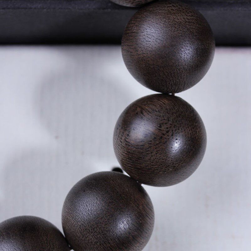 香结缘百年沉香越南惠安安奇楠黑油沉水级男古玩手链