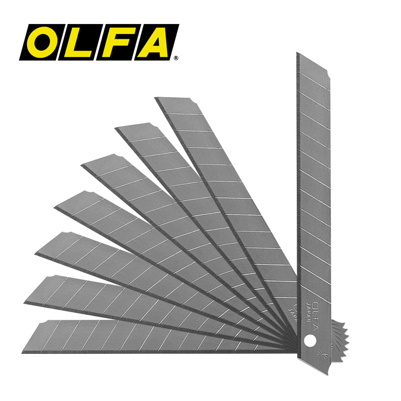 日本原装olfa不锈钢刀片ab-50s 汽车贴膜专用刀片 美工刀刀片替刃