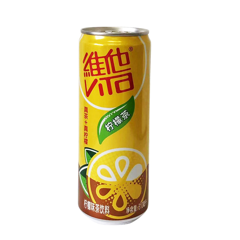 维他vita柠檬原味豆奶310ml24罐整箱听装植物茶饮料