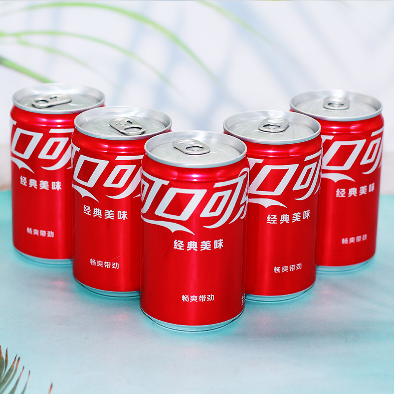 可口可乐零度饮料汽水罐装乐易可乐mini整箱24听碳酸饮料