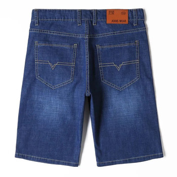 2023 Summer Thin Denim Shorts Men's Cropped Pants Men's Loose Straight Five-quarter Wear-Resistant Men's Casual Pants Medium