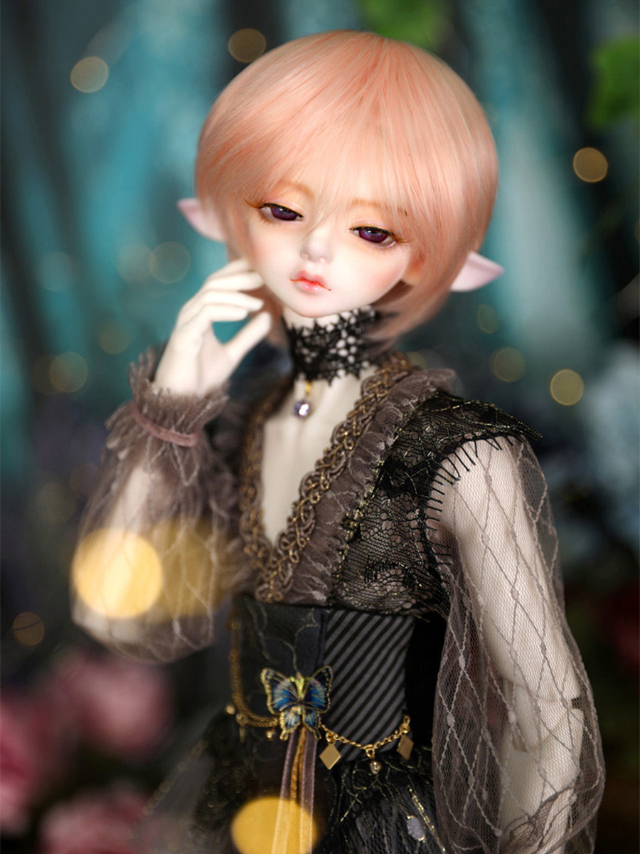 娃娃bjdsd4男娃妖头bory半眠精灵包子关节bjd娃娃