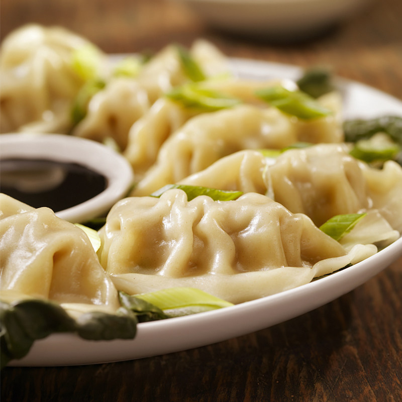 入口玉米蒸煎三鲜冷冻点心饺子鲜肉早餐24个水饺