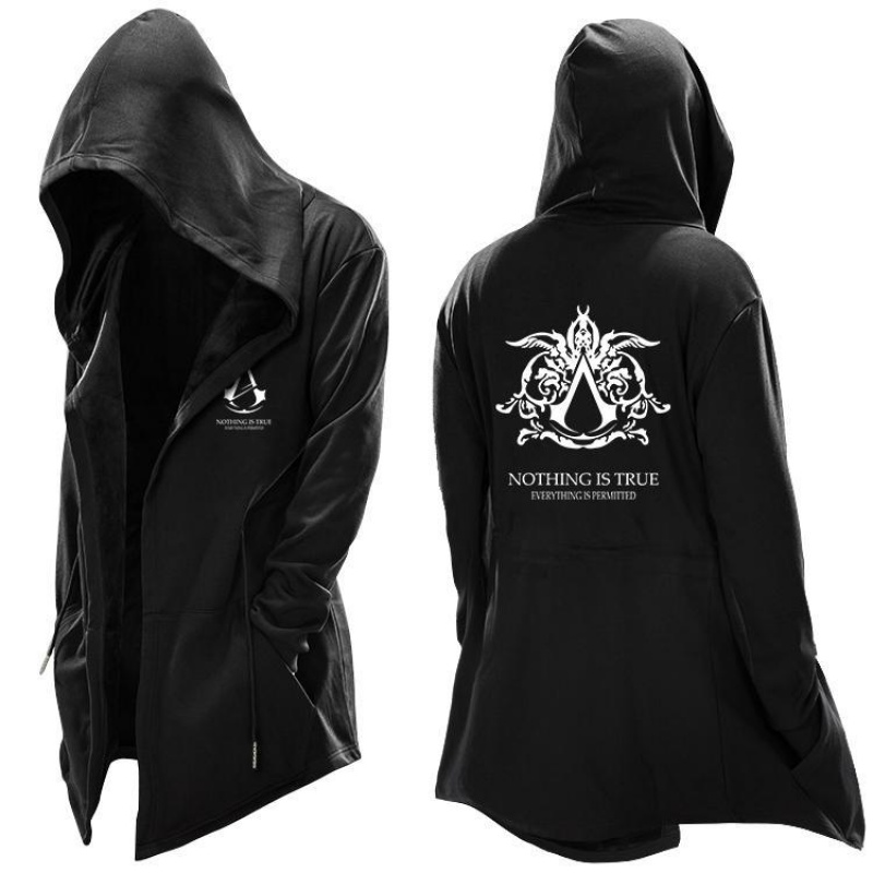 刺客信条披风衣服卫衣暗黑风衣巫师斗篷外衣原宿风衣