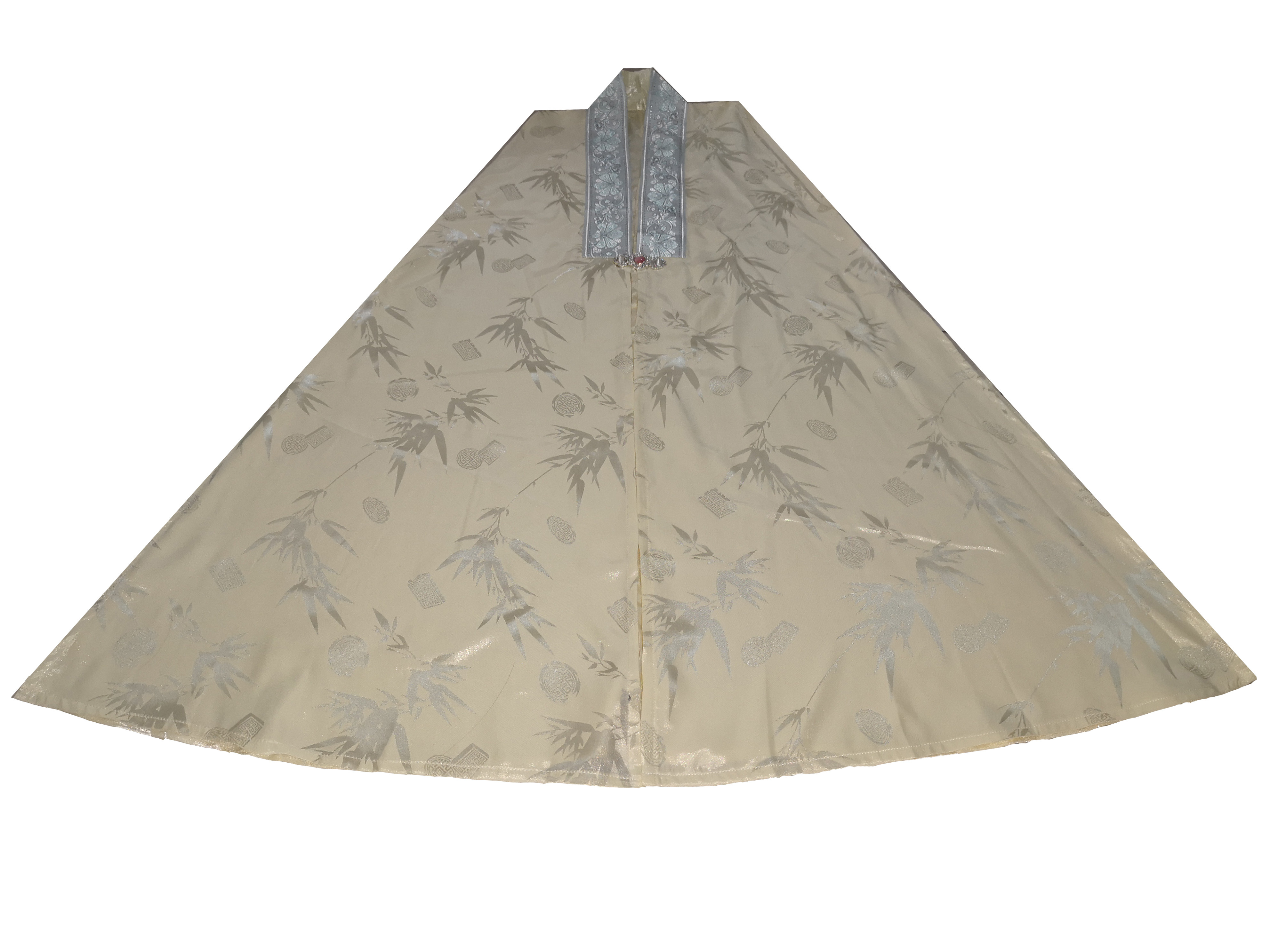 莲梦明制直领对襟长比原创汉服古装红楼梦同款民族服装