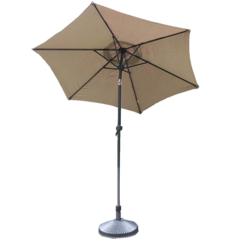 2米圆伞手摇转向罗马中柱户外阳台遮阳室内遮阳伞