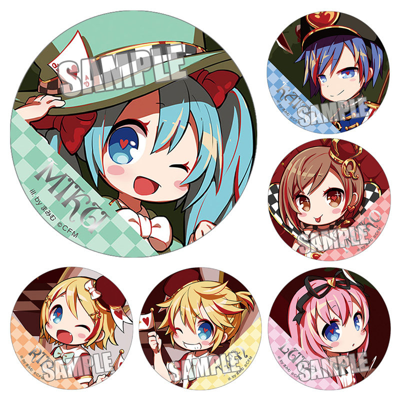 徽章初音镜音连巡音kaitomeikomiku动漫吧唧挂件动漫挂件