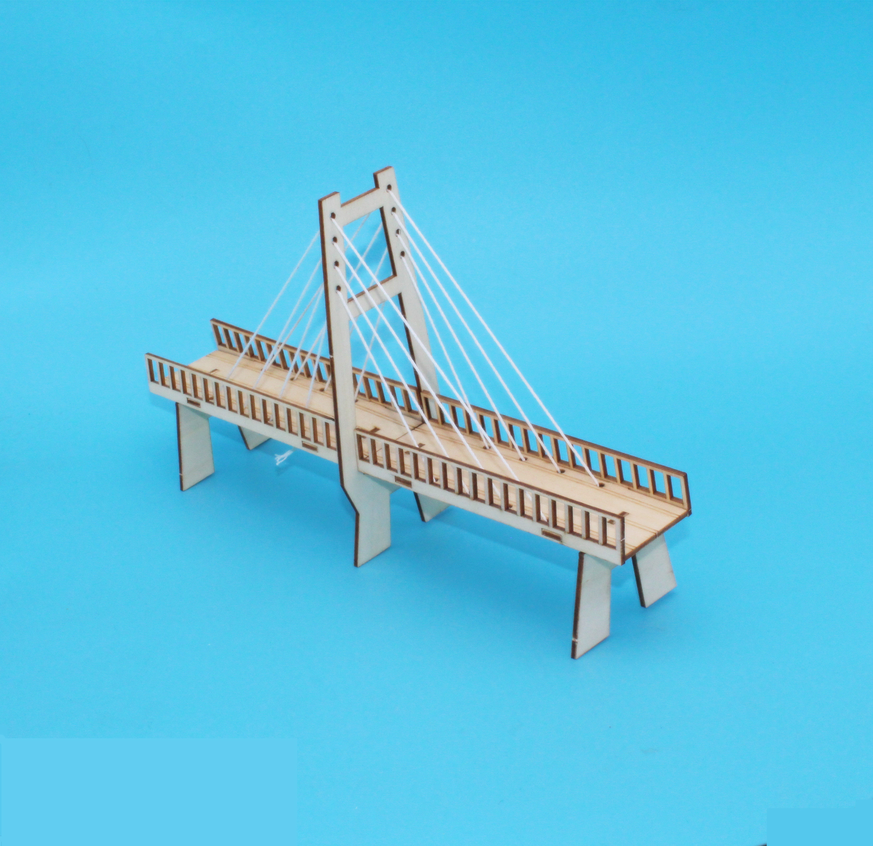 科技制作小发明斜拉桥小学生科学实验模型diy科学实验