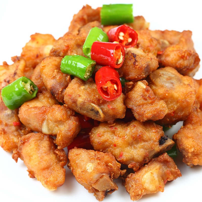 蒜香小排400g排骨油炸红烧猪排新鲜腌制肋排猪排