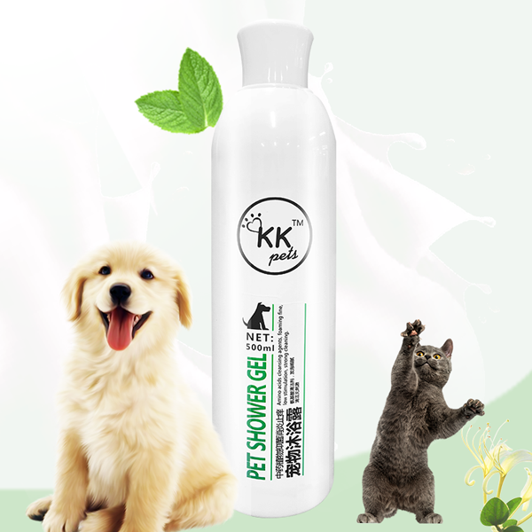 kkpets宠物香波天然植物抑菌止痒蓬松香猫沐浴露狗香波浴液