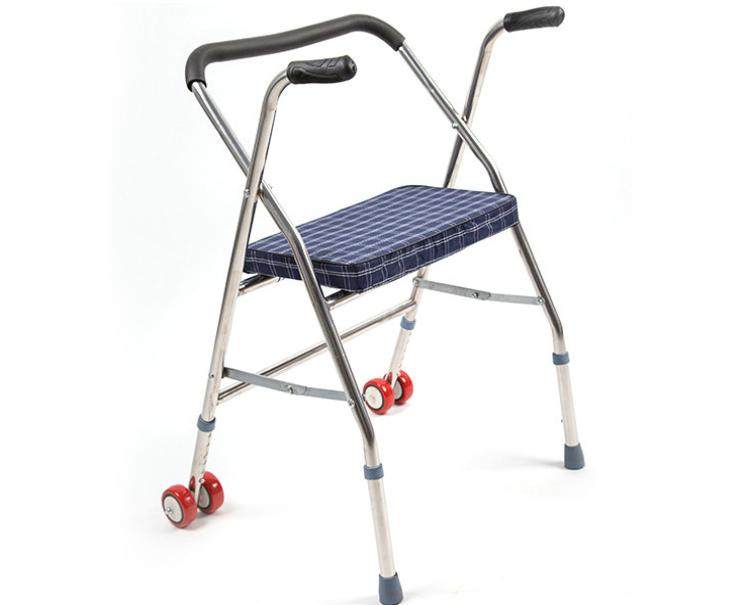 助行器带轮可推扶椅偏瘫脑血2019年站立凳子学步车可调节扶手椅