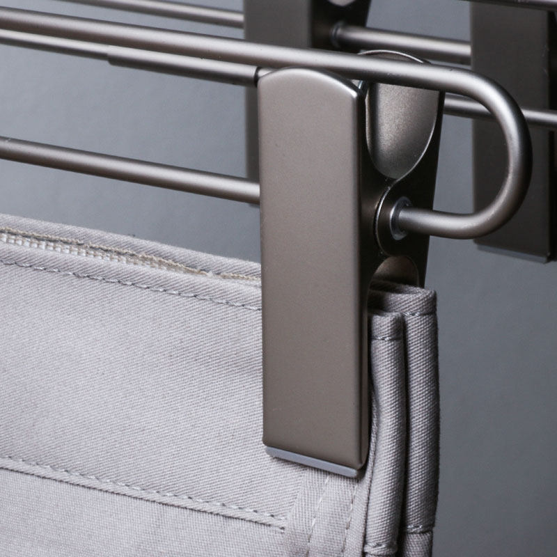 不锈钢亚光双线西装裤架防滑无痕力强裤架