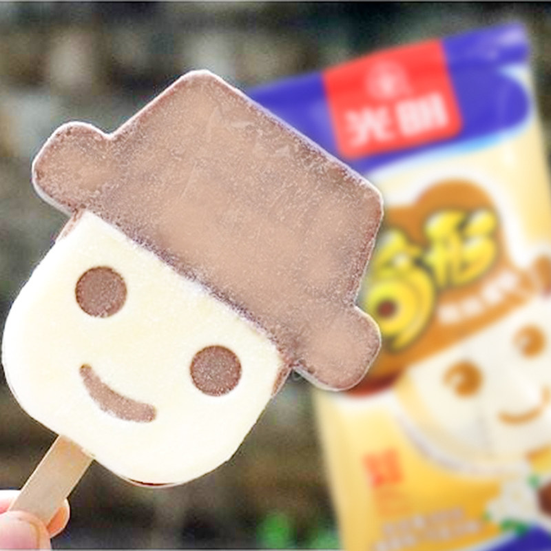 光明明奇娃娃雪糕68g5支香草巧克力冰淇淋上海冰淇淋