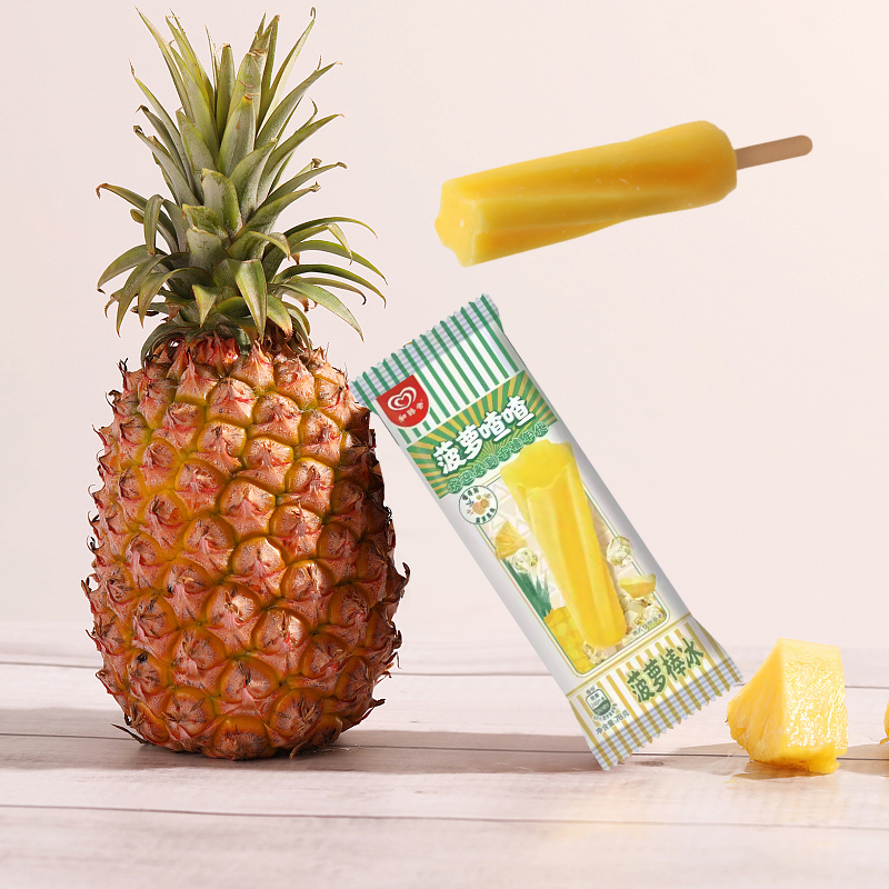 拍4件和路雪菠萝喳喳雪糕20支