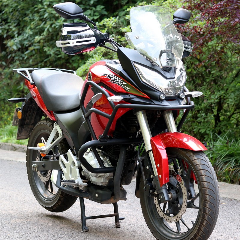 适用新大洲本田战鹰190x国四cbf190x包围保险杠防摔摩托车保险杠