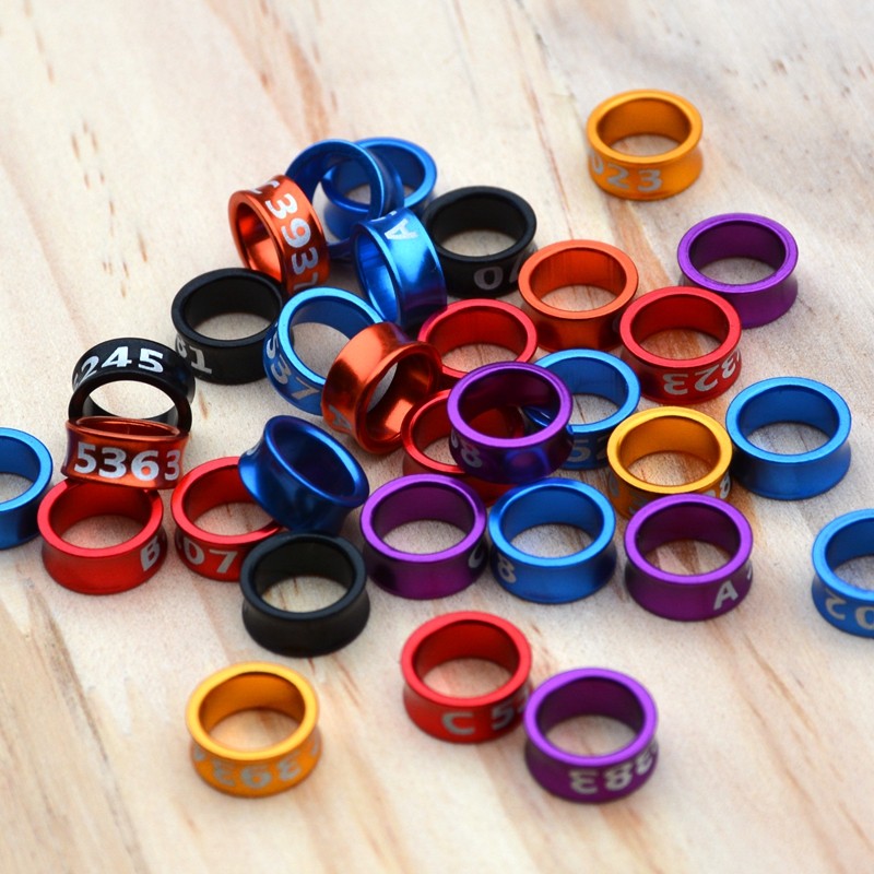 脚环鸟环刻字鹦鹉识别电镀合金闭口八哥文鸟其他