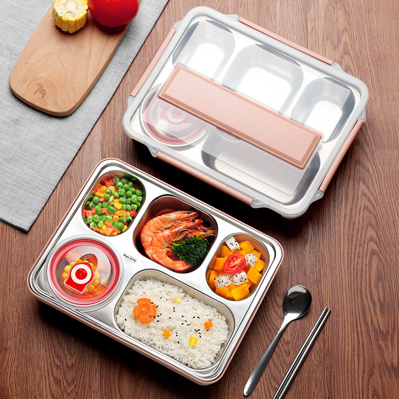 大容量不锈钢饭盒上班族餐盒方便携带保温大学生食堂饭盒