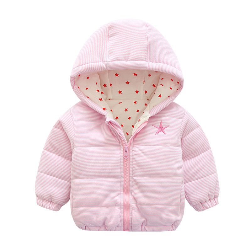 外套女童冬季宝宝加厚夹棉婴儿纯棉棉衣保暖普通外套