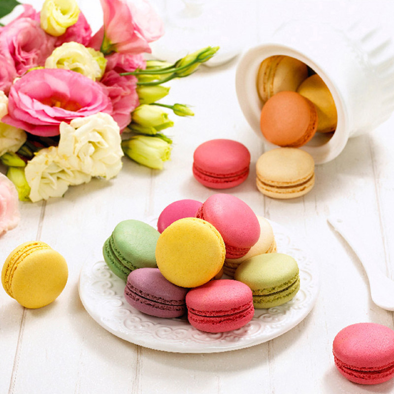 马卡龙蛋糕甜点礼盒装12枚正宗法式马卡龙小甜品零食点心糕点礼盒