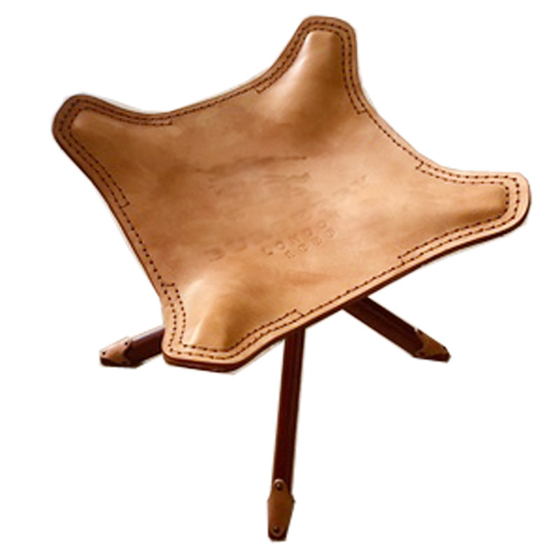 牛皮外贸凳子马扎户外折叠换鞋小板凳创意艺术折叠凳