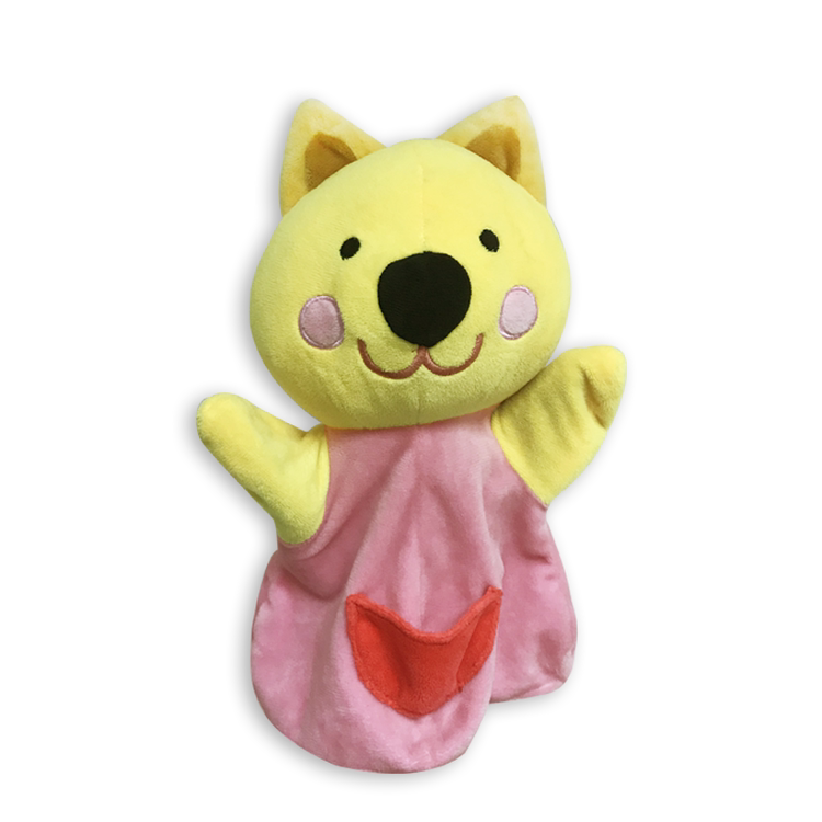 樊登读者创意儿童毛绒手偶小口袋口袋幼儿园卡通手偶