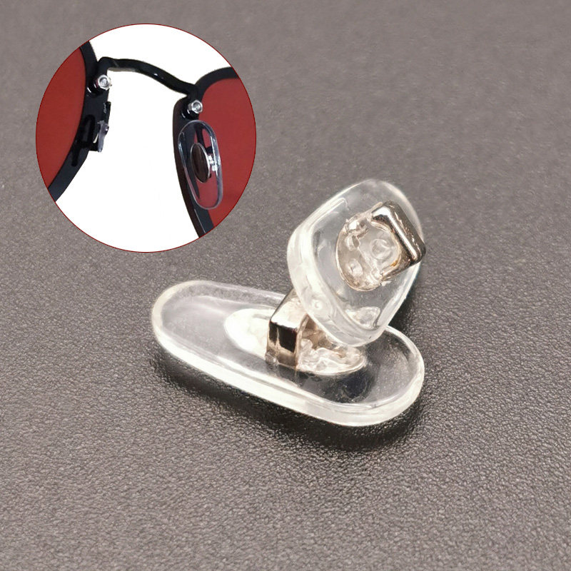 眼镜配件 近视眼睛鼻托太阳镜直插鼻拖卡口鼻垫托叶鼻粒鼻夹插入式