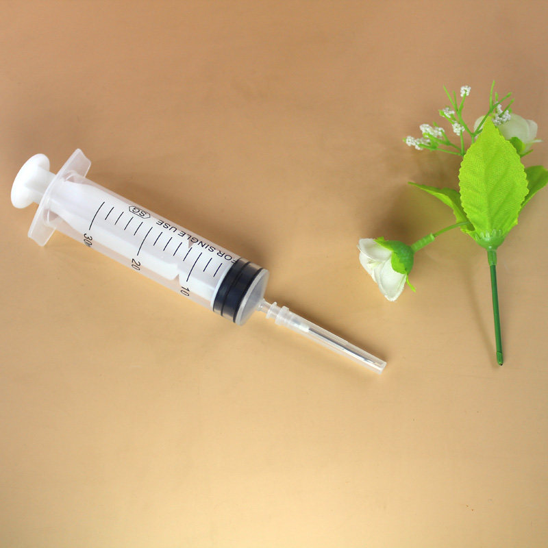 无菌圣光一次性医用注射器针头针筒30毫升12号针管医用用具