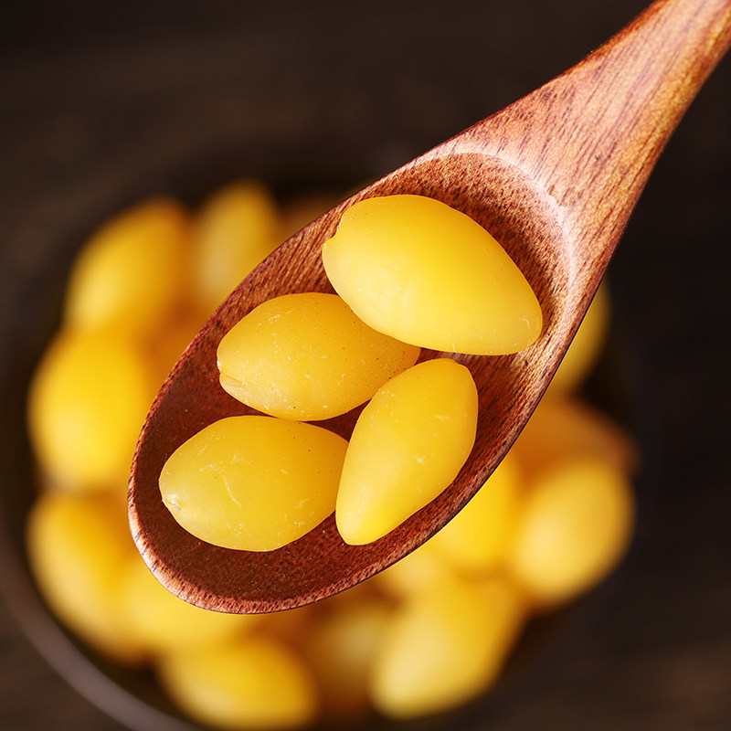 500g白果仁果仁新鲜中药去皮白果干果银杏旗舰店白果