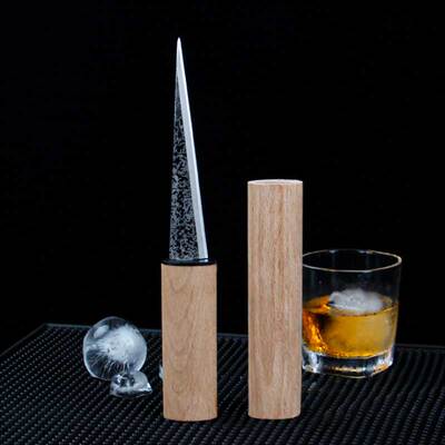 狮晟木炳削冰刀酒吧雕刻刀凿冰刀圆冰球割冰块器酒吧家用削冰工具