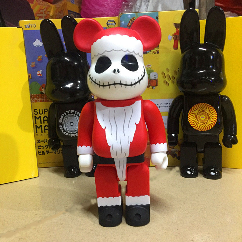 mandkaws400暴力熊jack杰克积木熊玩具圣诞惊魂手办公仔潮玩盲盒