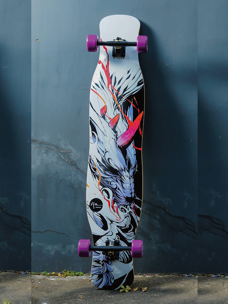 战翼长板killer滑板板面梦幻专业dancing舞板站驯鹿滑板