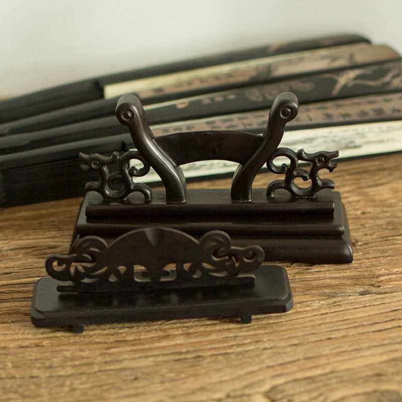 可立小号底座摆台便捷装饰扇子架子扇架礼物扇子