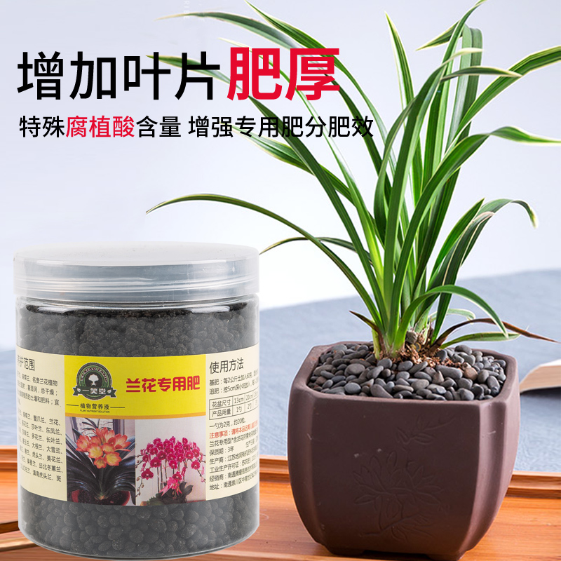 兰花肥料颗粒专用肥蝴蝶兰家用促花有机盆栽通用介质