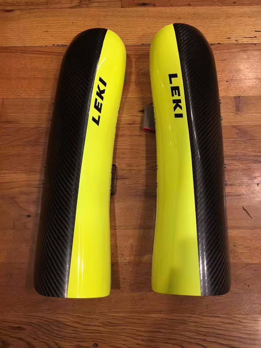 leki carbon race 碳纤维护腿板 竞技小回转旗门护腿 护腿板