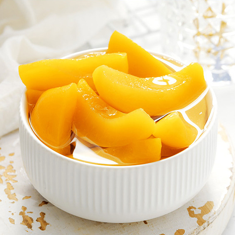 黄桃罐头200gx8罐整箱砀山特产新鲜水果罐头烘焙糖水零食罐头包邮