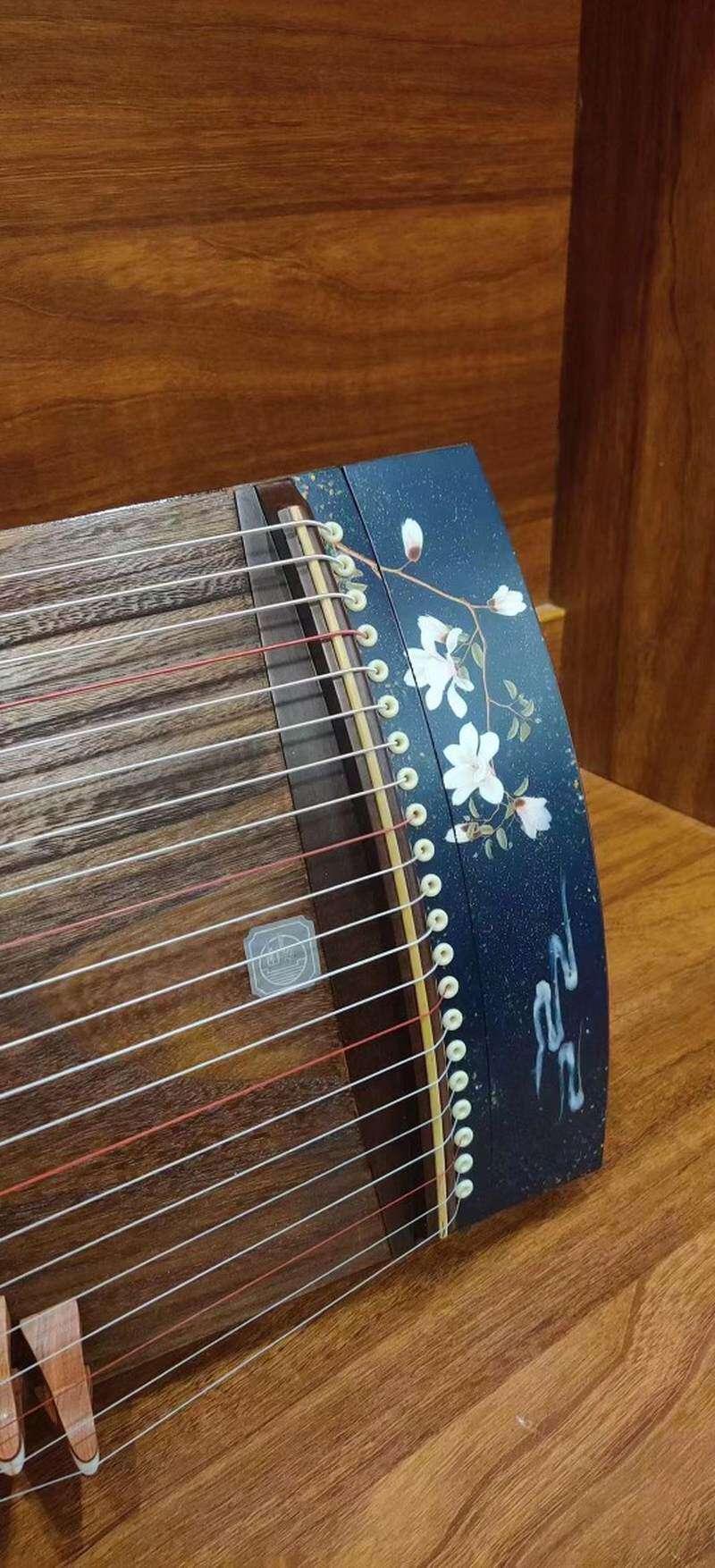 古筝木曰月下一米挖筝阔叶黄檀包邮送手提支架古筝