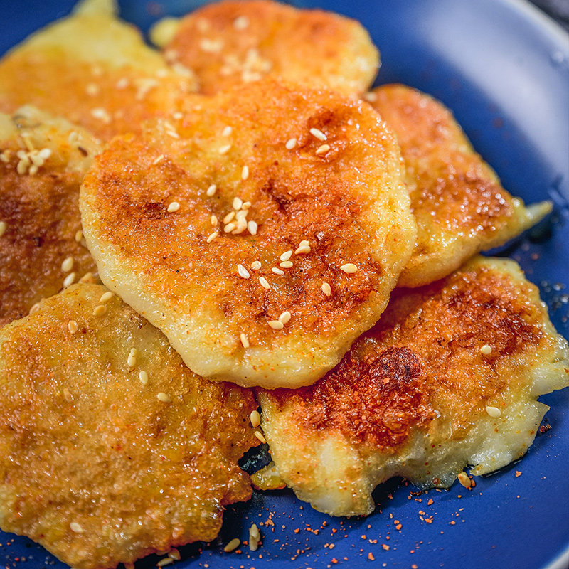 潮兴记 手打墨鱼饼250g 潮汕广东特产 烧烤食材冷冻手工鱼饼现做
