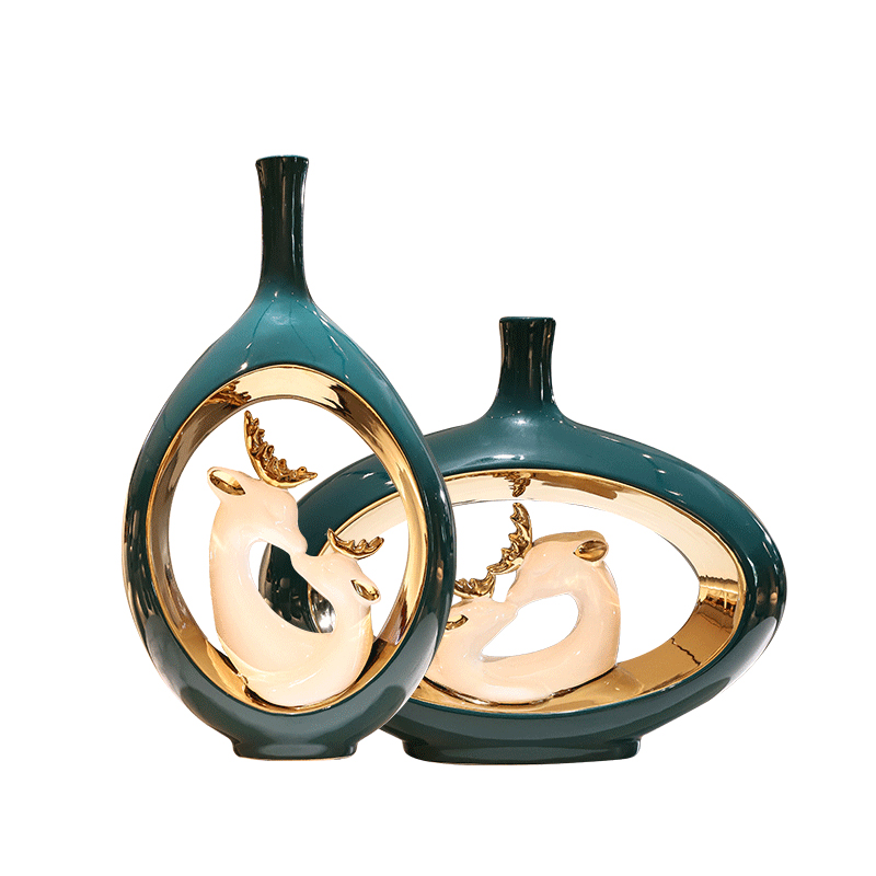 现代轻奢电视柜摆件创意家居装饰品中式客厅酒柜办公室摆件