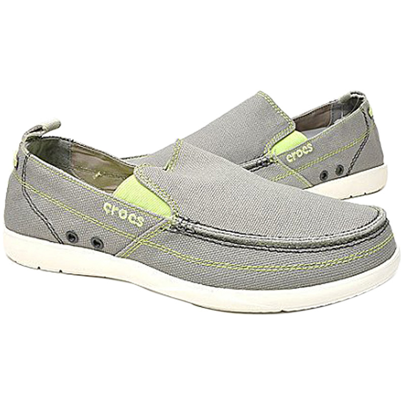 crocs卡骆驰男鞋沃尔卢低帮透气帆布鞋户外舒适轻便休闲鞋 11270
