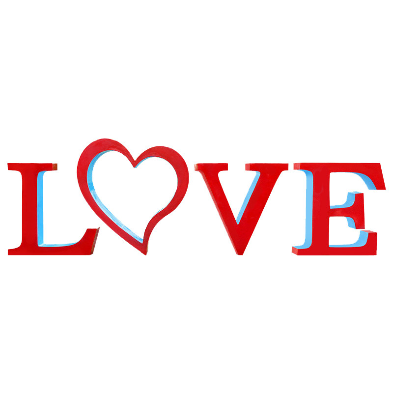 户外玻璃钢love雕塑公园广场心形立体字母爱情主题摆件