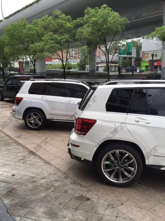 trbt适用于奔驰glk350碳纤维尾翼改装glk250顶翼x204尾翼