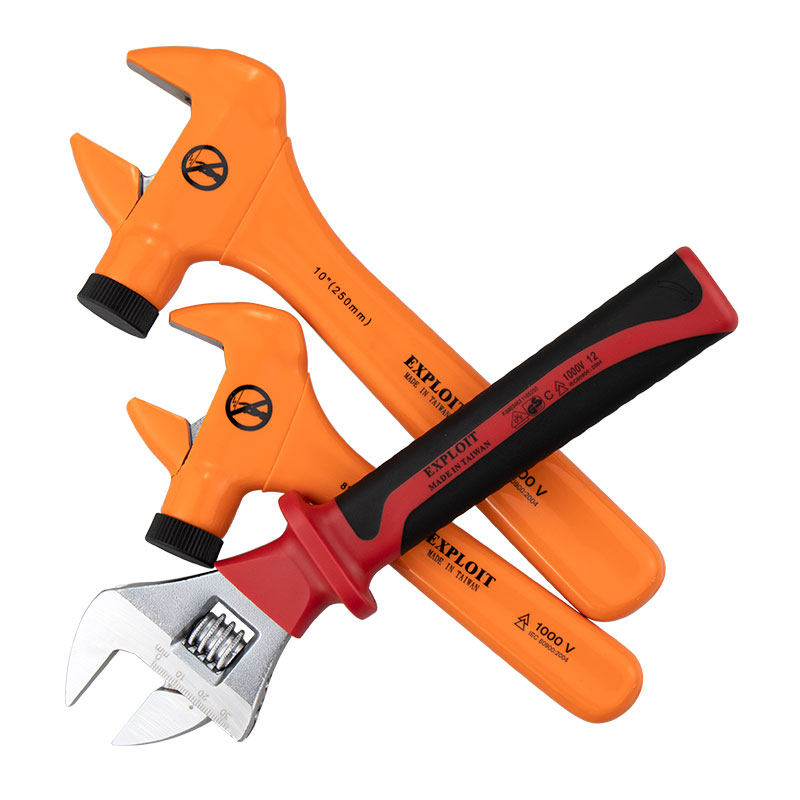 扳手开拓台湾制造vde认证1000v耐压绝缘活动活扳手