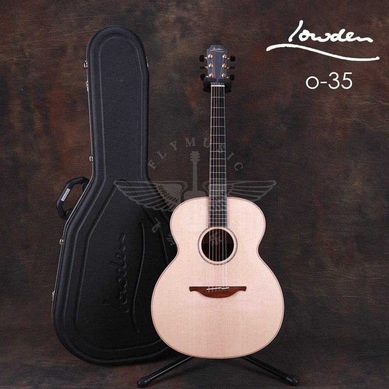 琴行老邓lowdeno35f35云杉印玫全单民谣木吉吉他民谣吉他