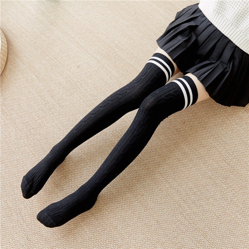 学院过膝袜子日系学生高筒大腿丝袜长筒筒袜长筒袜