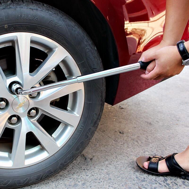 扳手伸缩汽车轮胎拆卸轮胎备胎工具加长套筒手动套筒扳手